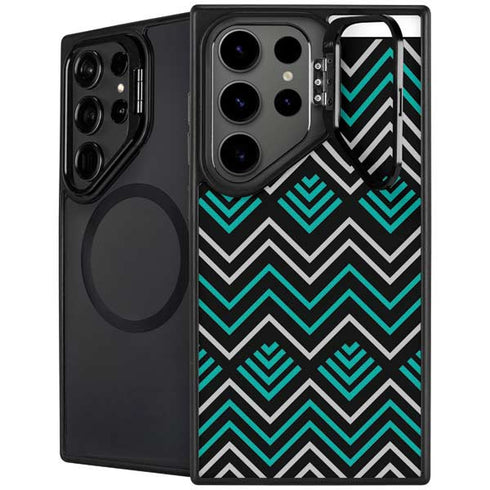 Techno Chevron Galaxy S26 Ultra Kickstand Case