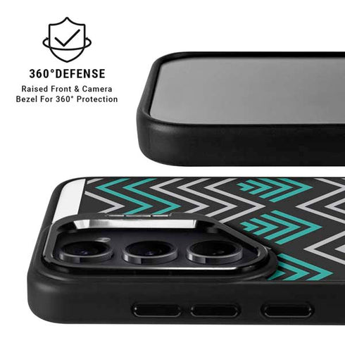 Techno Chevron Galaxy S26 Ultra Kickstand Case