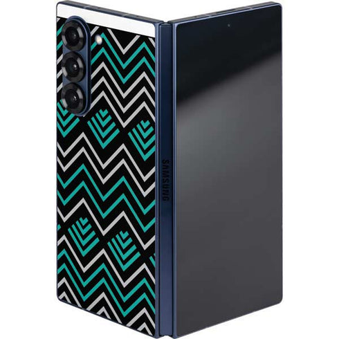 Techno Chevron Galaxy Z Fold6 Skin