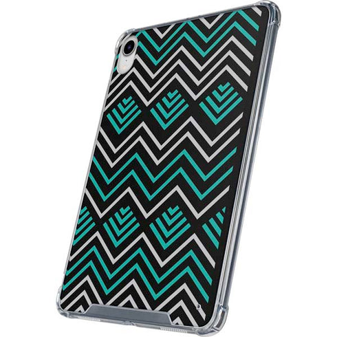 Techno Chevron iPad 11th Gen (2025) Clear Case