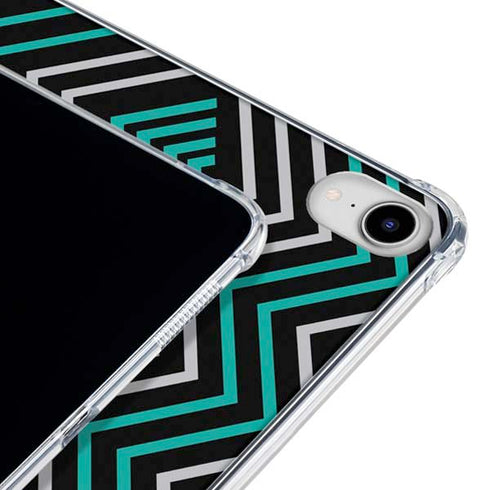 Techno Chevron iPad 11th Gen (2025) Clear Case