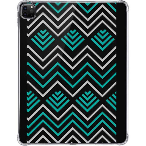 Techno Chevron iPad Pro 11in (2024) Clear Case