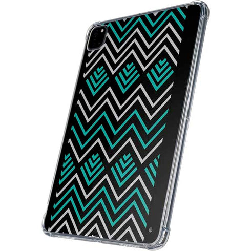 Techno Chevron iPad Pro 11in (2024) Clear Case