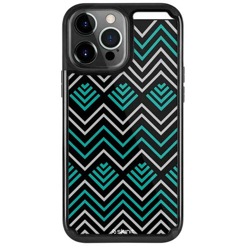 Techno Chevron iPhone Cases