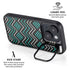 Techno Chevron iPhone 15 Kickstand Case