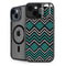 Techno Chevron iPhone 15 Plus Kickstand Case