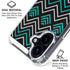 Techno Chevron iPhone 16 Plus Clear Case