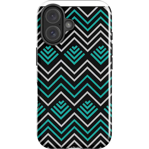 Techno Chevron iPhone 16 Plus Impact Case
