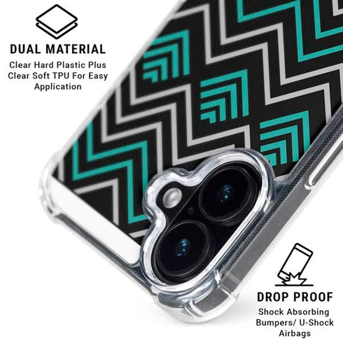 Techno Chevron iPhone 16 Plus MagSafe Case