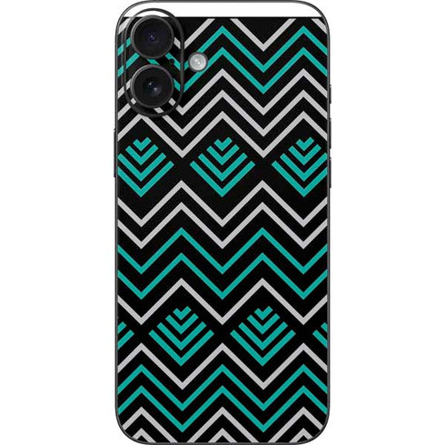Techno Chevron iPhone 16 Plus Skin