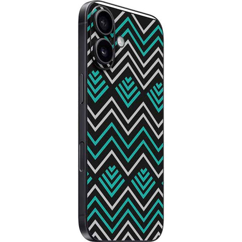 Techno Chevron iPhone 16 Plus Skin