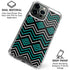 Techno Chevron iPhone 16 Pro Clear Case