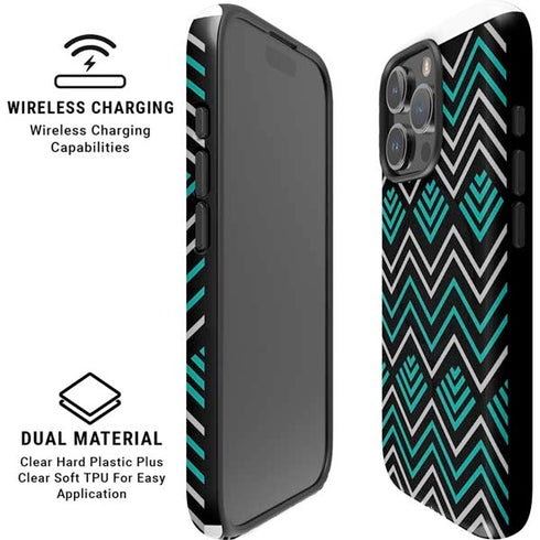 Techno Chevron iPhone 16 Pro Magsafe Impact Case