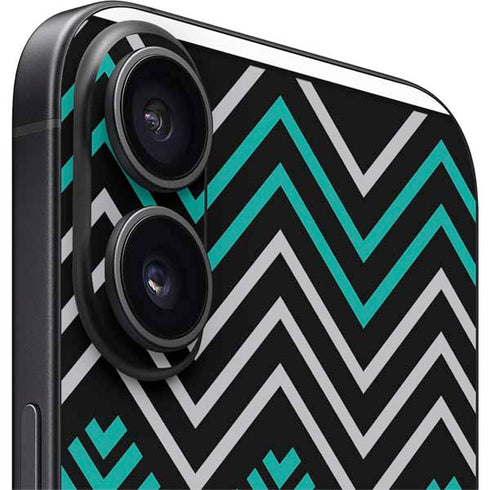 Techno Chevron iPhone 16 Skin