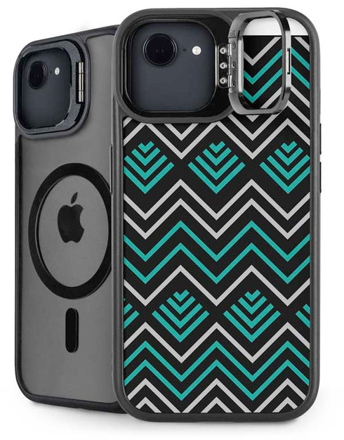 Techno Chevron iPhone 16e Kickstand Case