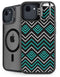 Techno Chevron iPhone 16e Kickstand Case