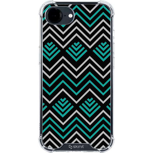 Techno Chevron iPhone 16e Clear Case