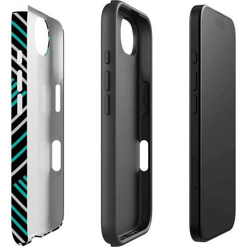 Techno Chevron iPhone 16e Impact Case