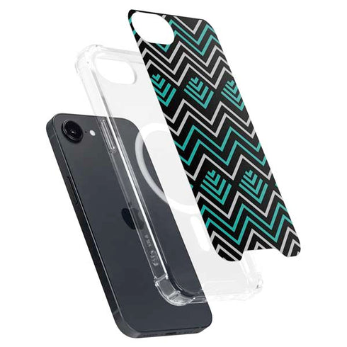 Techno Chevron iPhone 16e MagSafe Case