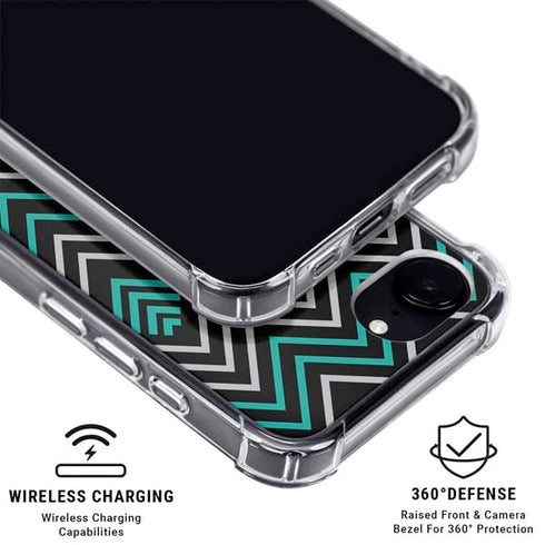 Techno Chevron iPhone 16e MagSafe Case