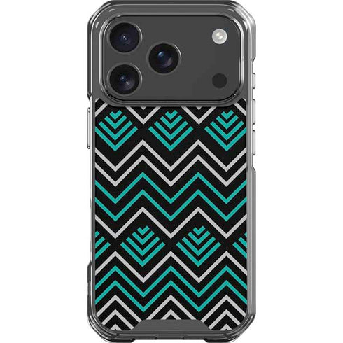 Techno Chevron iPhone 18 Pro Clear Case