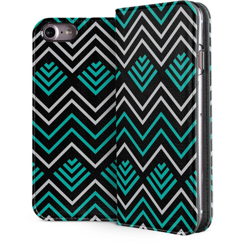 Techno Chevron iPhone 8 Folio Case