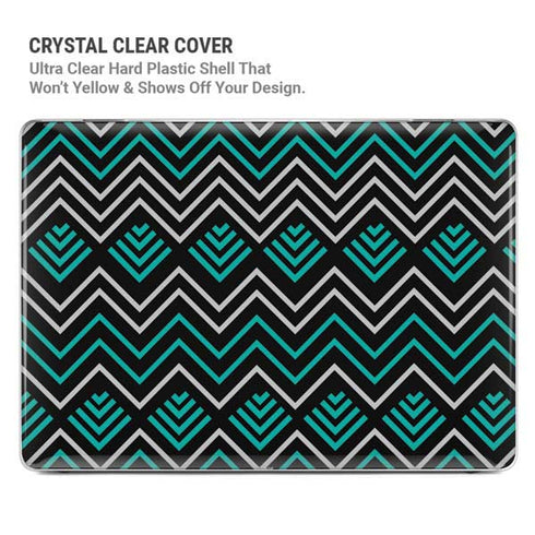 Techno Chevron MacBook Pro 14in (2021-24) Case plus Skin