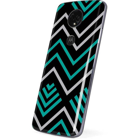 Techno Chevron Moto E5 Plus Skin