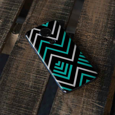 Techno Chevron Moto E5 Plus Skin