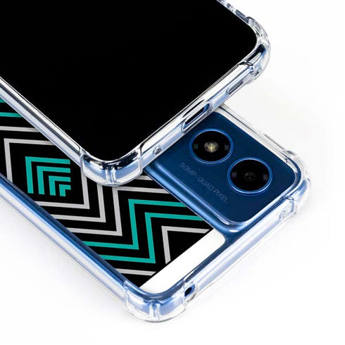 Techno Chevron Moto G 5G (2024) Clear Case