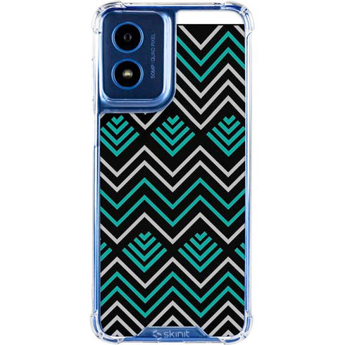 Techno Chevron Moto G Play 4G (2024) Clear Case