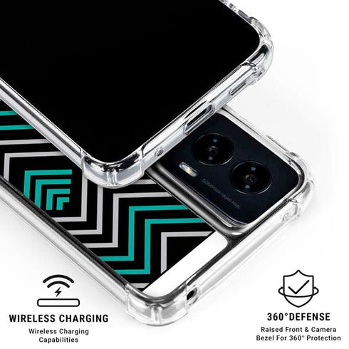 Techno Chevron Moto G Power 5G (2024) Clear Case