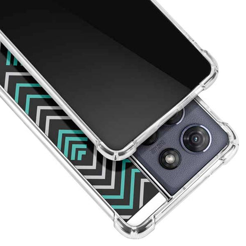 Techno Chevron Moto G Power 5G (2025) Clear Case