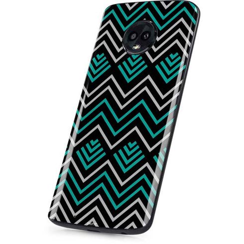Techno Chevron Moto G6 Skin