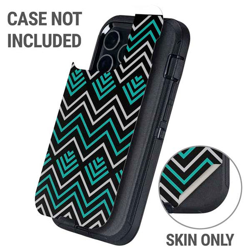 Techno Chevron Otterbox Defender iPhone Skin