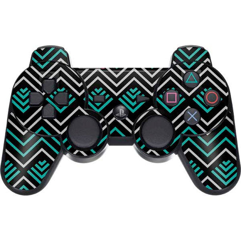 Techno Chevron PS3 Dual Shock wireless controller Skin