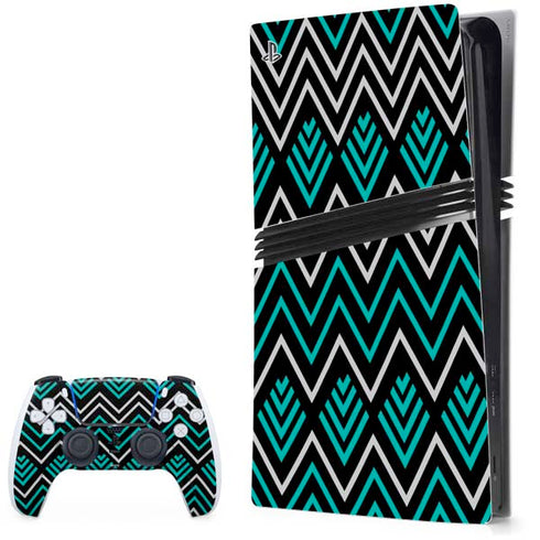 Techno Chevron PS5 Pro Bundle Skin