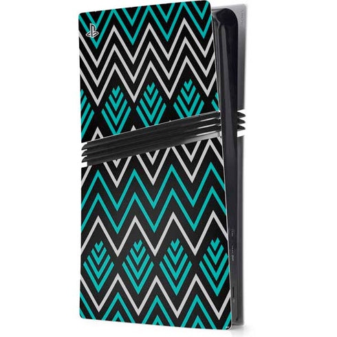 Techno Chevron PS5 Pro Console Skin