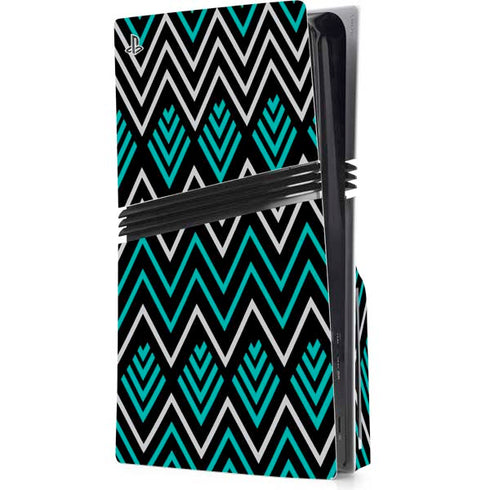 Techno Chevron PS5 Pro Disk Console Skin