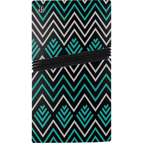 Techno Chevron PS5 Pro Disk Console Skin