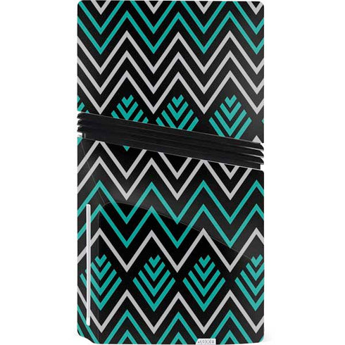 Techno Chevron PS5 Pro Disk Console Skin