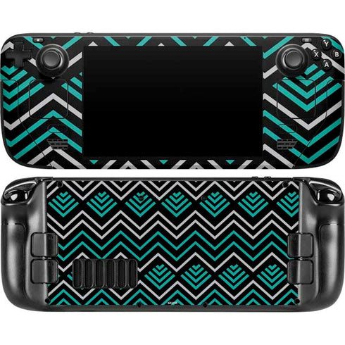 Techno Chevron Steam Deck Handheld Gaming Computer OLED Skin