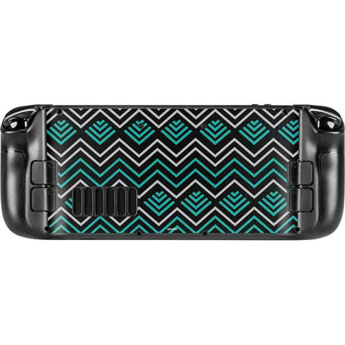 Techno Chevron Steam Deck Handheld Gaming Computer Skin