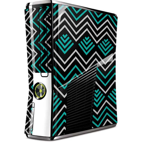 Techno Chevron Xbox 360 Slim (2010) Skin