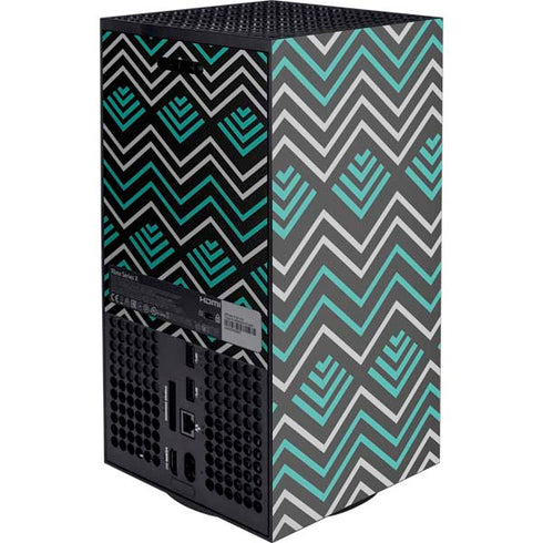 Techno Chevron XBox Series X Digital Edition Console Skin