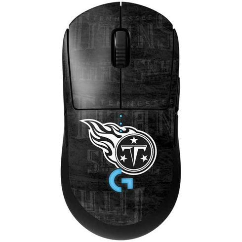 NFL Tennessee Titans Black & White G Pro Wireless Gaming Mouse Skin