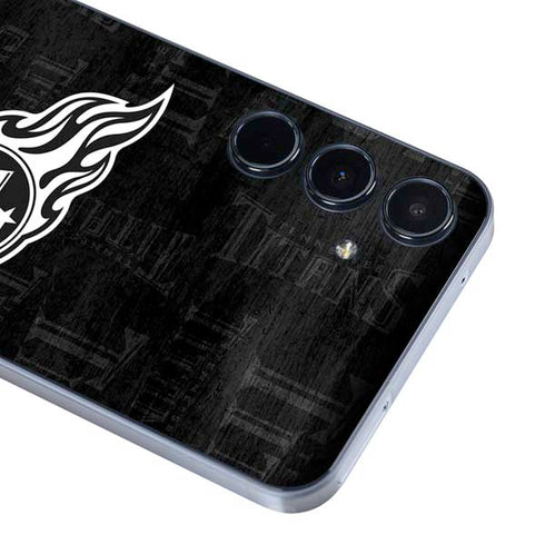 NFL Tennessee Titans Black & White Galaxy A35 5G Skin