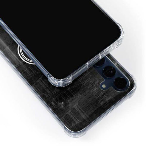 NFL Tennessee Titans Black & White Galaxy A55 5G Clear Case
