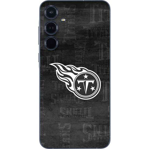 NFL Tennessee Titans Black & White Galaxy A55 5G Skin