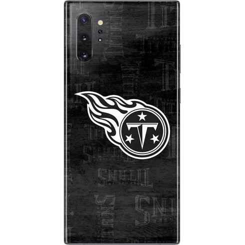 NFL Tennessee Titans Black & White Galaxy Note 10 Plus Skin